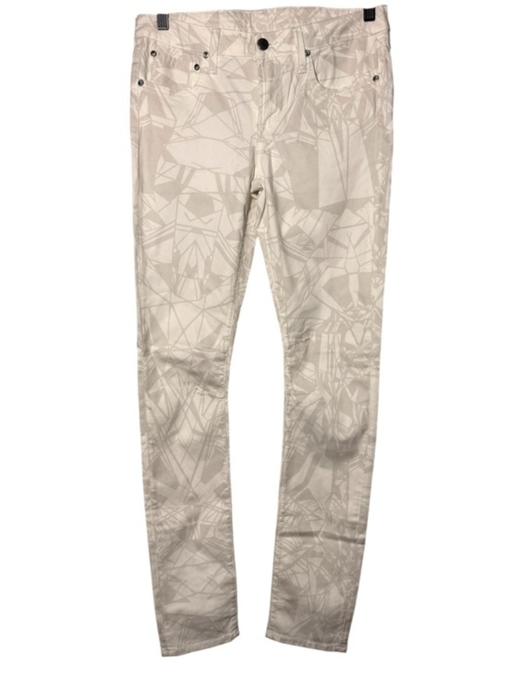 Helmut Lang Geometric Skinny Jeans size 27